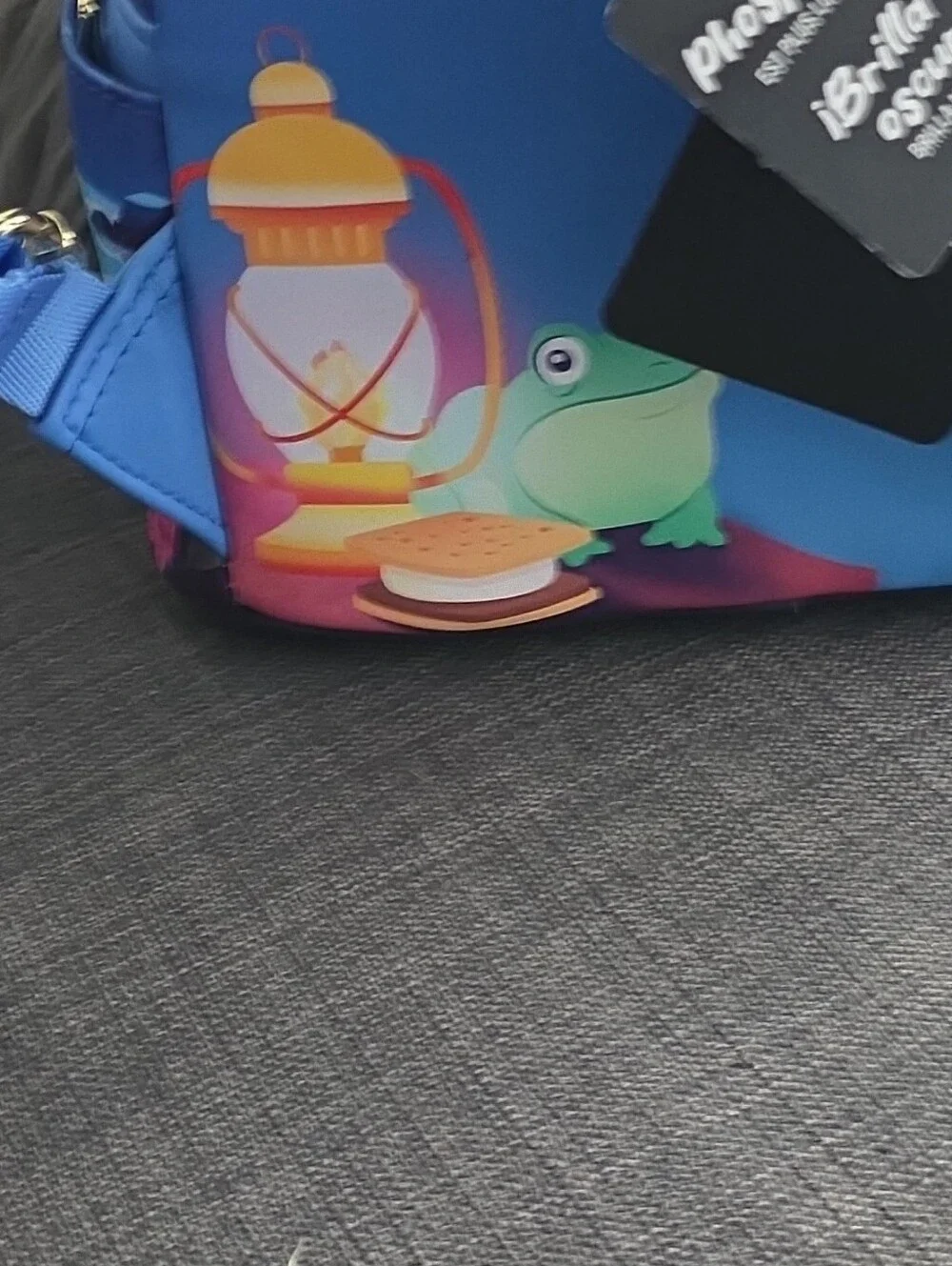 Loungefly Hard Tag Blue Lilo & Stitch Camping Mini Backpack